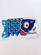 Vindpose lille fisk blå